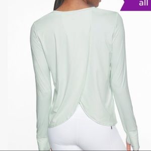 Athleta New without tags sun UPF mint green